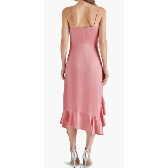 Steve Madden Pink Ruffle Mini Dress - Picture 2 of 8